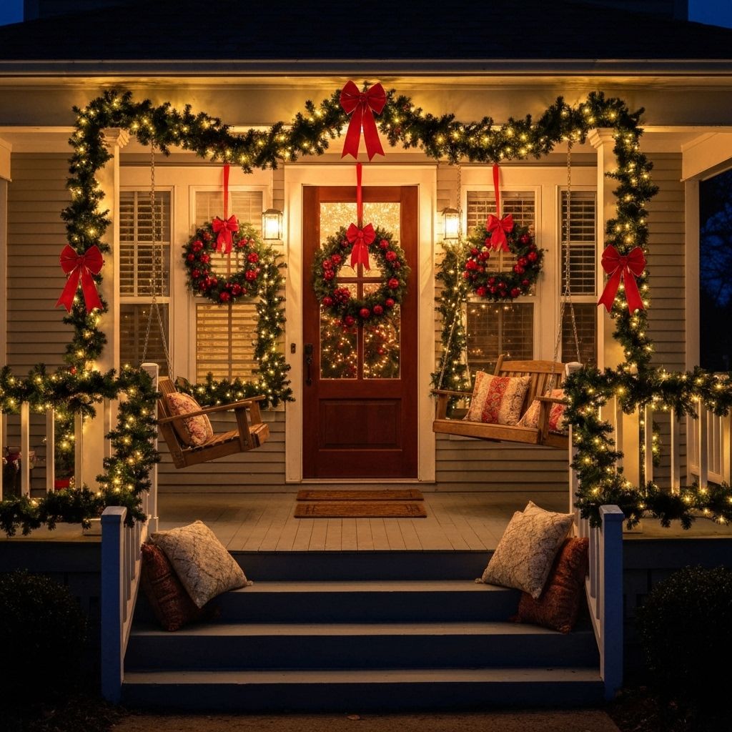 Festive Christmas Porch
